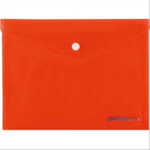 A4 ENVELOPE WITH BUTTON RED
