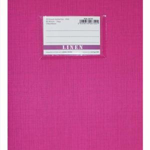 ΤΕΤΡΑΔΙΟ LINEN 50Φ ΦΟΥΞΙΑ