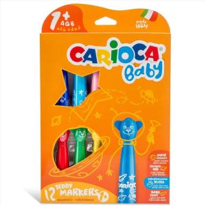ΞΥΛΟΜΠΟΓΙΕΣ CARIOCA BABY TEDDY MARKERS