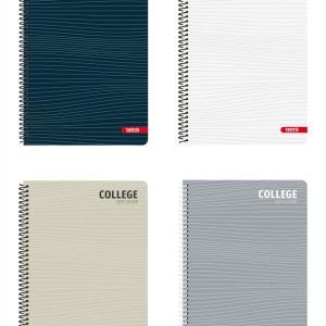 ΤΕΤΡΑΔΙΟ ΣΠΙΡΑΛ A4 4Θ TETTRIS COLLEGE