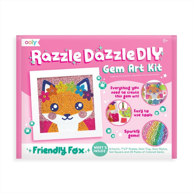 RAZZLE DAZZLE GEM ART KIT FOX OOLY