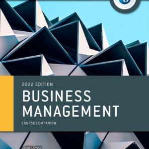 BUSINESS MANAGEMENT COURSE COMPANION 2022