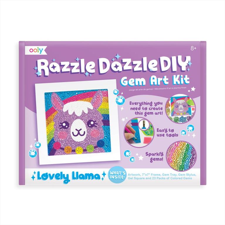 RAZZLE DAZZLE GEM ART KIT LLAMA OOLY