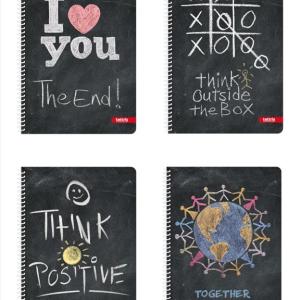 ΤΕΤΡΑΔΙΟ ΣΠΙΡΑΛ 17x25 2Θ TETTRIS BLACKBOARD