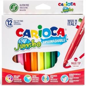 ΜΑΡΚΑΔΟΡΟΙ CARIOCA ΧΟΝΤΡΟΙ JUMBO 12 ΧΡΩΜΑΤΑ