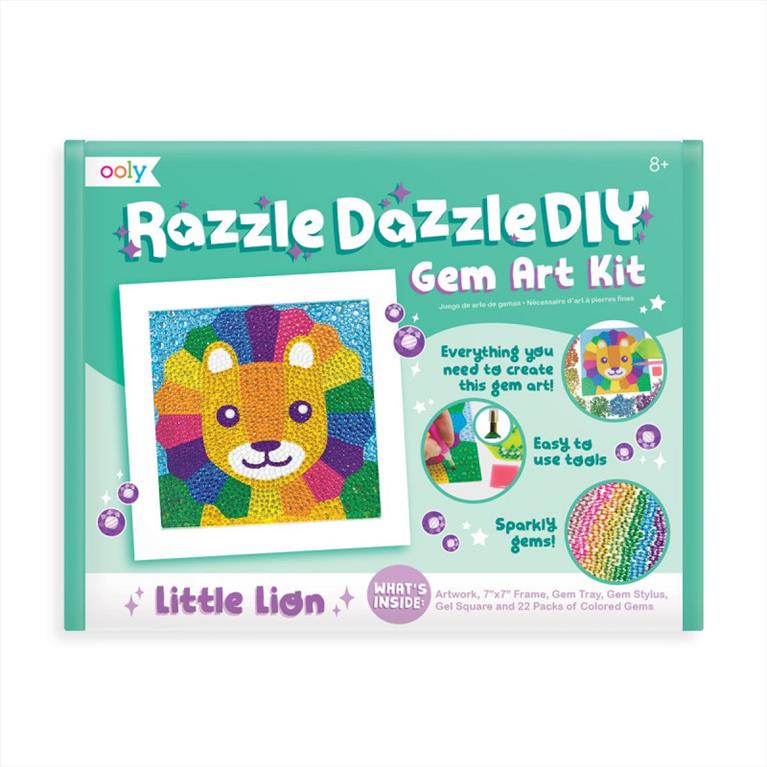 RAZZLE DAZZLE GEM ART KIT LION OOLY