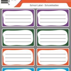 BOOK STICKER MIX TANEX LABELS