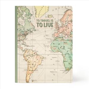 ΤΕΤΡΑΔΙΟ 100Φ. LEGAMI TO TRAVEL IS TO LIVE