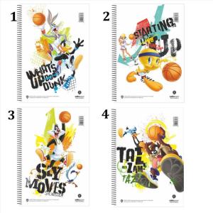 ΤΕΤΡΑΔΙΟ ΣΠΙΡΑΛ LOONEY TUNES A4 2Θ
