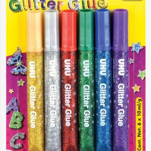 ΚΟΛΛΑ UHU GLITTER SET ΣΩΛΗΝΑΡΙΑ 10ML
