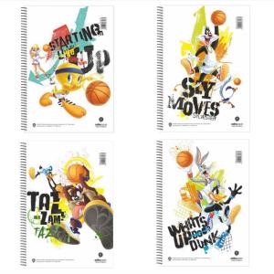 ΤΕΤΡΑΔΙΟ ΣΠΙΡΑΛ LOONEY TUNES 17X25 2Θ