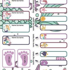 ΕΤΙΚΕΤΕΣ ΒΙΒΛΙΩΝ HAPPY STICKERS TANEX KIDS 30 τεμάχια