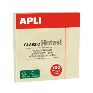 ΚΥΒΟΣ ΣΗΜΕΙΩΣΕΩΝ APLI NOTES 100φ 75mm x 75mm