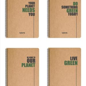 ΤΕΤΡΑΔΙΟ ΣΠΙΡΑΛ Α4 2Θ TETTRIS ECO