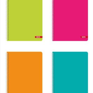 ΤΕΤΡΑΔΙΟ ΣΠΙΡΑΛ 17x25 2Θ TETTRIS FLUO COLOUR