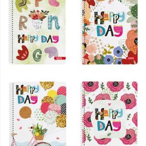 ΤΕΤΡΑΔΙΟ ΣΠΙΡΑΛ 17x25 2Θ TETTRIS HAPPY DAY