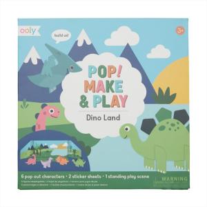 POP MAKE PLAY DINO LAND 3+