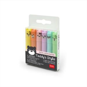 HIGHLIGHTERS LEGAMI MINI SET TEDDY'S STYLE PASTEL