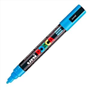 ΜΑΡΚΑΔΟΡΟΣ UNI POSCA PC-5M LIGHT BLUE