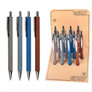ΣΤΥΛΟ BALLPOINT CRESCO RATTAN ΜΠΛΕ 1.0