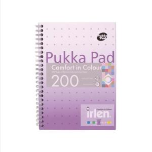 ΤΕΤΡΑΔΙΟ ΣΠΙΡΑΛ A4 PUKKA PAD - Μωβ σελίδες