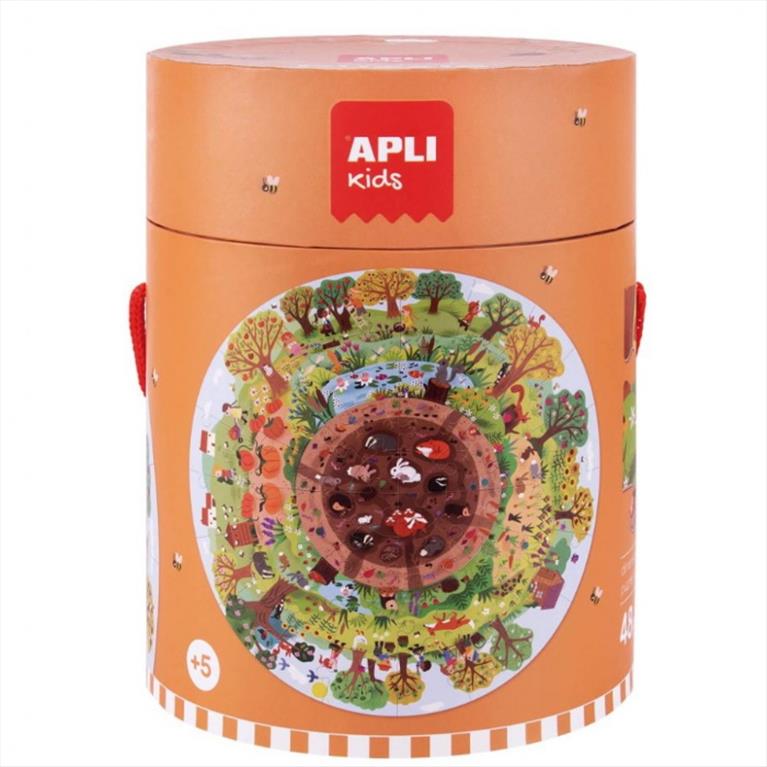 ΠΑΖΛ ΚΥΚΛΙΚΟ 48κομμάτια APLI +5 ΒΙΟΣΦΑΙΡΑ