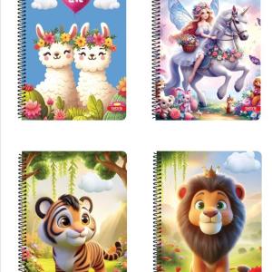 ΤΕΤΡΑΔΙΟ ΣΠΙΡΑΛ Α4 2Θ TETTRIS CATOONS