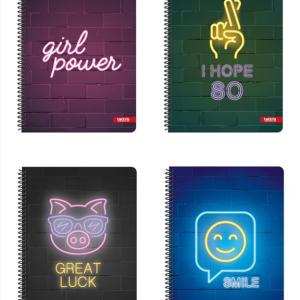 ΤΕΤΡΑΔΙΟ ΣΠΙΡΑΛ Α4 2Θ TETTRIS NEON