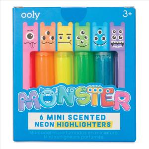 ΥΠΟΓΡΑΜΜΙΣΤΙΚΑ MONSTERS OOLY 6 χρώματα