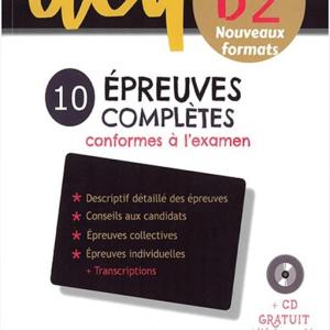 NOUVEAU DELF JUNIOR B2 10 EPREUVES COMPLETES 2021