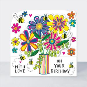 ΕΥΧΕΤΗΡΙΑ ΚΑΡΤΑ Γενεθλίων 15cmx15cm