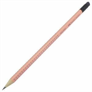 ΜΟΛΥΒΙ FABER GRIP ΜΕ ΓΟΜΑ PEACH