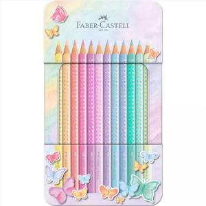ΞΥΛΟΜΠΟΓΙΑ FABER 12ΑΔΑ SPARKLE PASTEL