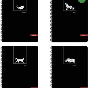 ΤΕΤΡΑΔΙΟ ΣΠΙΡΑΛ 17x25 4Θ TETTRIS Animal Art