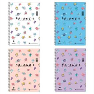 ΤΕΤΡΑΔΙΟ ΣΠΙΡΑΛ FRIENDS A4 3Θ