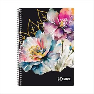 ΤΕΤΡΑΔΙΟ ΣΠΙΡΑΛ FLOWER 17Χ25 2Θ