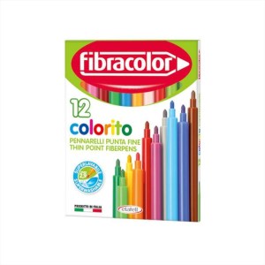 ΜΑΡΚΑΔΟΡΟΙ ΛΕΠΤΟΙ FIBRACOLOR COLORITO 12
