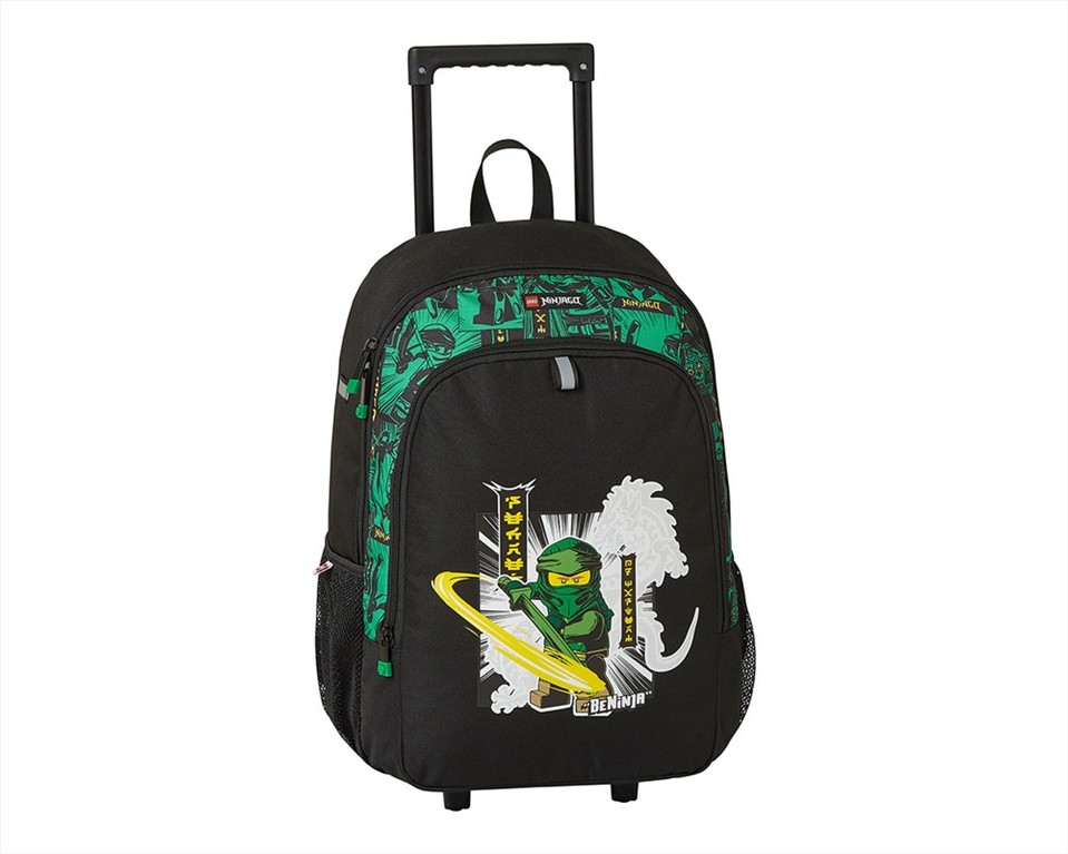 ΤΣΑΝΤΑ ΔΗΜΟΤΙΚΟΥ TROLLEY Ninjago Green