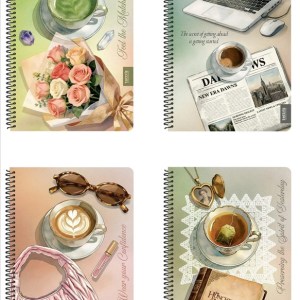 ΤΕΤΡΑΔΙΟ ΣΠΙΡΑΛ Α4 2Θ COFFEE&TEA