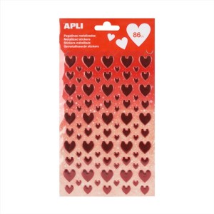 ΑΥΤΟΚΟΛΛΗΤΑ APLI Red Hearts