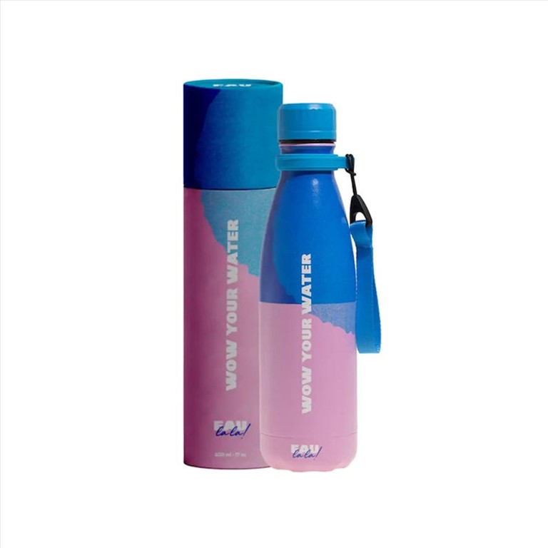 Παγούρι Θερμός 500ml Eau lala! Blue-Pink