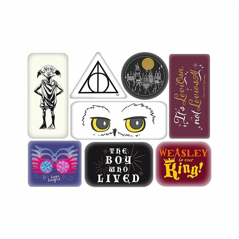 Set 8 Magnets HARRY POTTER